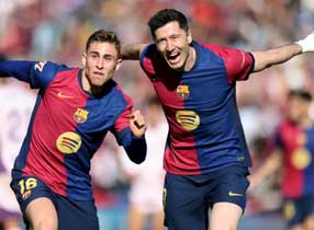 FC Barcelona’s Thrilling 2-1 Win Over Girona: Watch Highlights Now