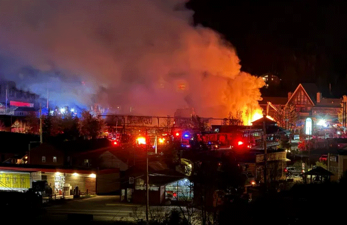 Devastating Fire Engulfs Caribou Village Shopping Center in Nederland, Colorado