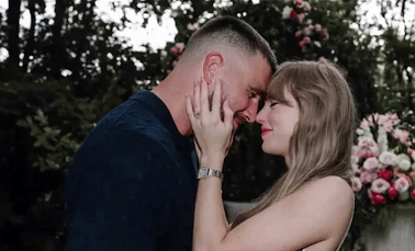 Taylor Swift Supports Travis Kelce at Chiefs-Lions Game, Shows Off Engagement Ring