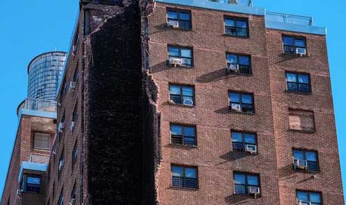 Watch Now: Gas Explosion Causes Partial Collapse at Bronx NYCHA Apartment Building