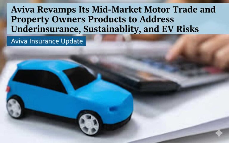 Aviva Revamps Its Mid-Market Motor Trade and Property Owners Products to Address Underinsurance, Sustainability, and EV Risks