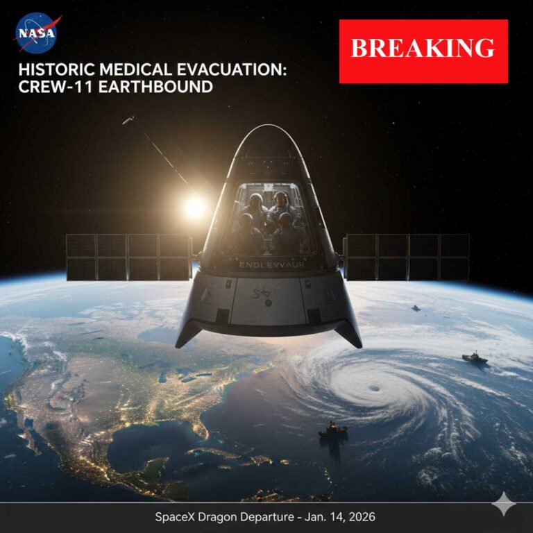 Historic First: NASA Initiates Medical Evacuation from ISS as Crew-11 Prepares for SpaceX Dragon Homecoming
