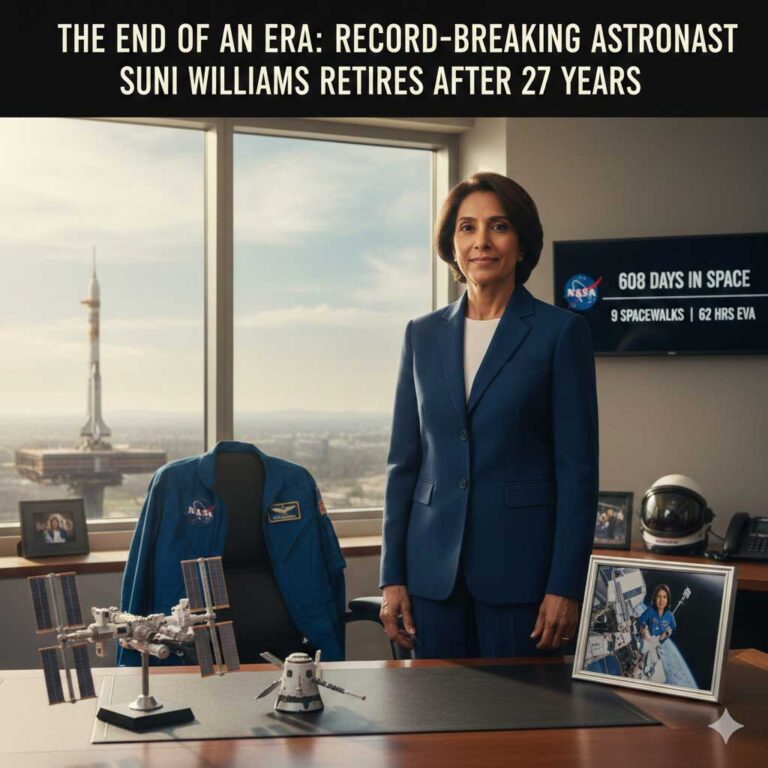 The End of an Era: Record-Breaking Astronaut Suni Williams Retires After 27 Years