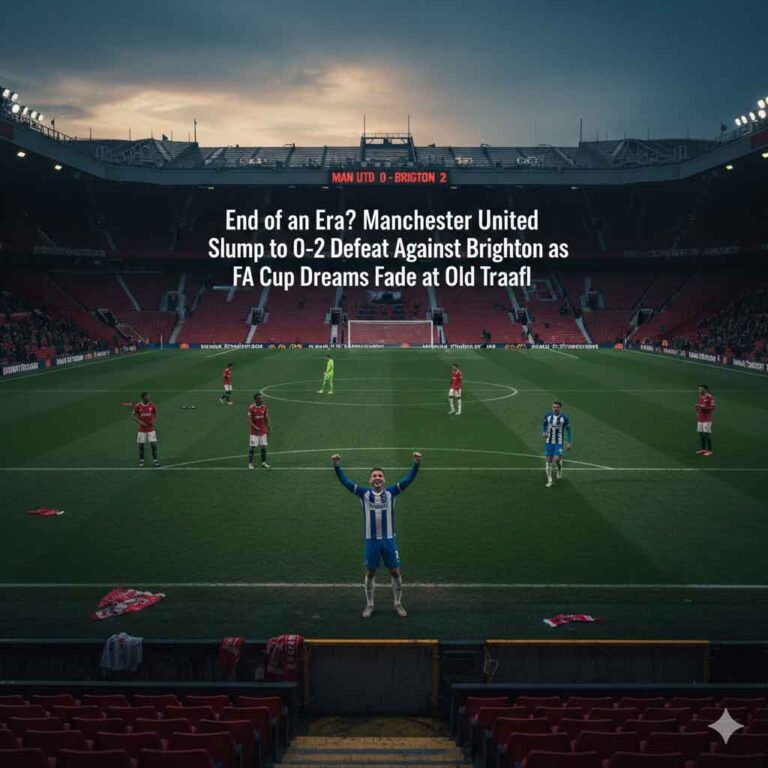 End of an Era? Manchester United Slump to 0-2 Defeat Against Brighton as FA Cup Dreams Fade at Old Trafford