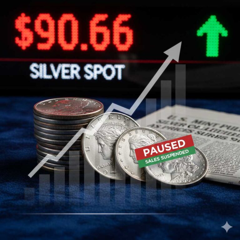 U.S. Mint Pulls Silver Collectible Coins From Sale as Prices Surge Past $90 — What Buyers Should Watch