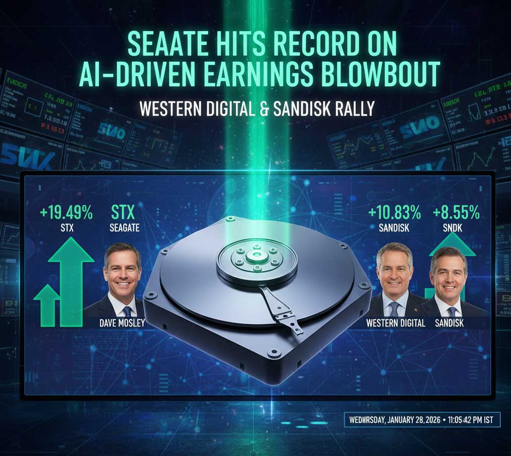 Seagate Stock Hits Record H