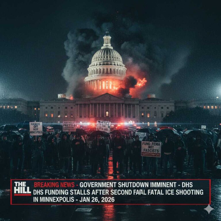 Shutdown Odds Soar After Second ICE Killing: A Capital in Crisis