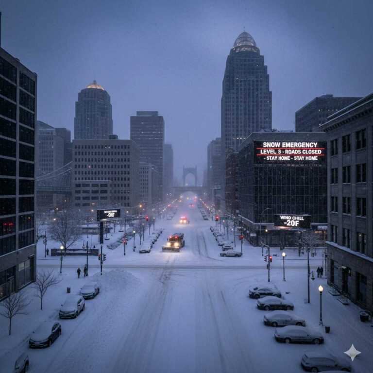 The Great Winter Siege: Ohio Paralyzed as Snow Emergencies Hit Level 3 Across the Tri-State