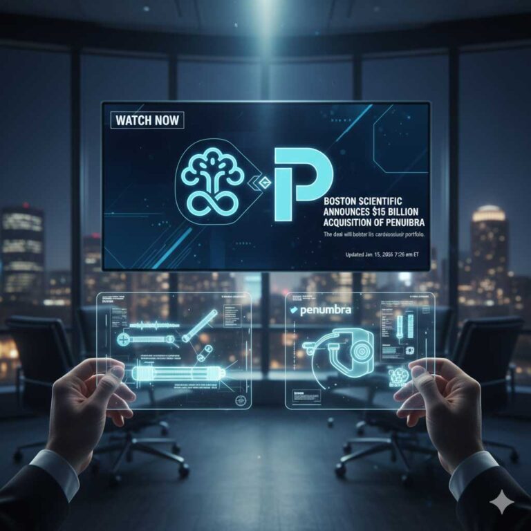 LIVE NOW: BOSTON SCIENTIFIC ANNOUNCES $15 BILLION ACQUISITION OF PENUMBRA