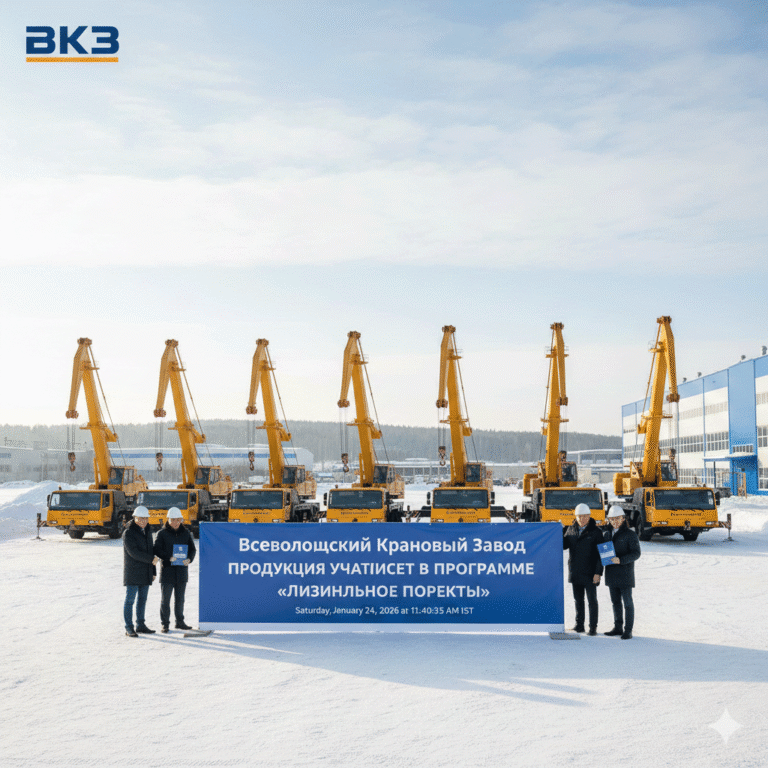 JJJ: Vsevolozhsk Crane Plant Products Join the “Leasing Projects” Program