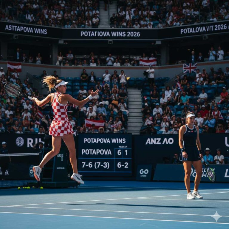 Potapova Ends Raducanu’s Melbourne Run: British No. 1 Suffers Second-Round Defeat at Australian Open 2026