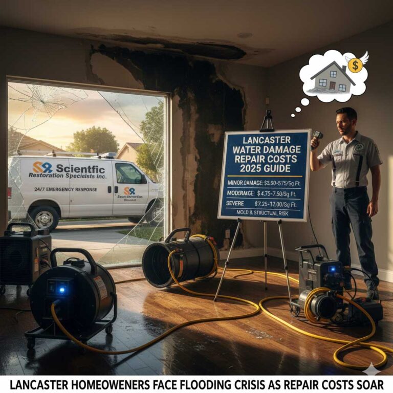 Understanding Lancaster Water Damage: Scientific Restoration Specialists Inc. Issues New 2025 Repair Cost Guide