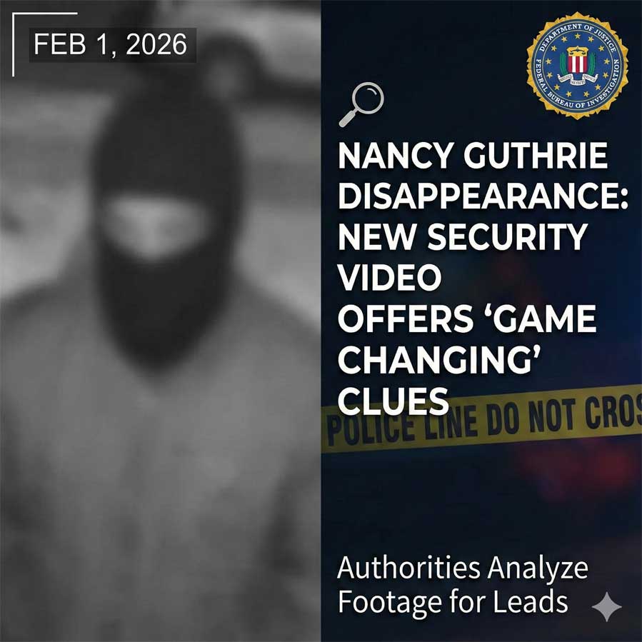 Nancy Guthrie Disappearance: New Security Video Offers “Game Changing” Clues for FBI