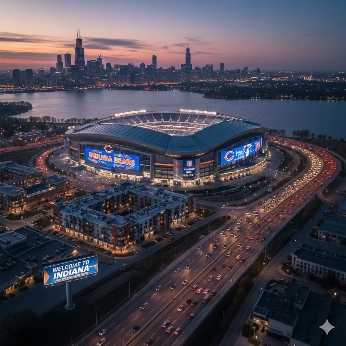 Crossing the State Line: Are the Chicago Bears About to Call Indiana Home?