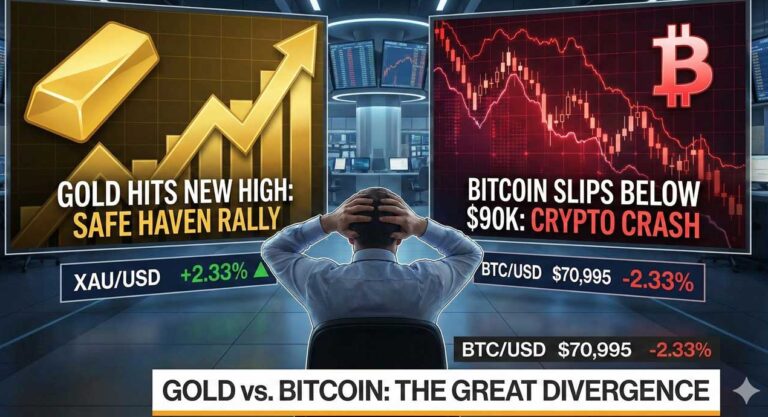 Crypto Crisis 2026: Why Wall Street Is Dumping Bitcoin for Gold and AI Stocks