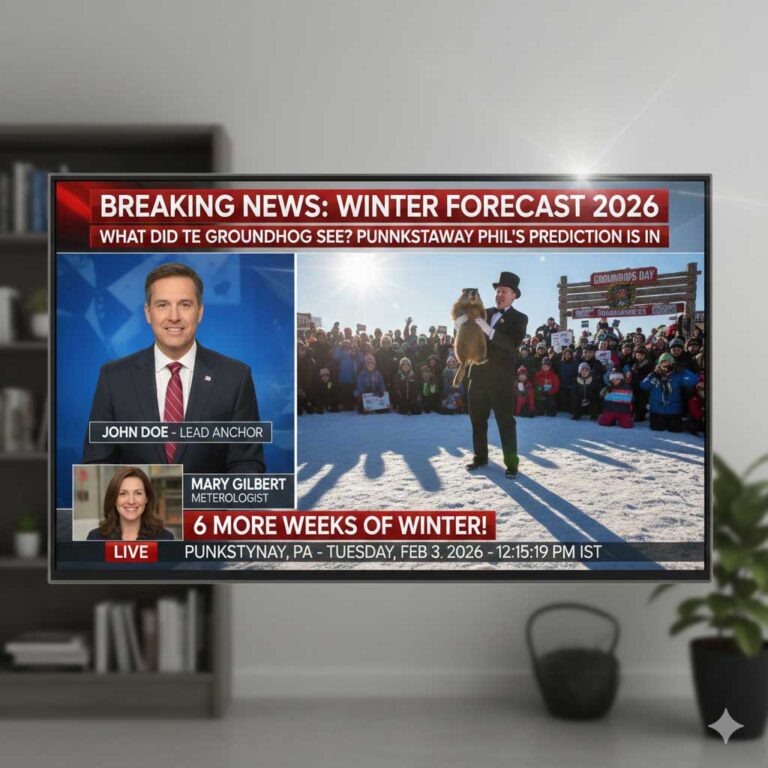 Did the groundhog see his shadow? What did the groundhog see? Punxsutawney Phil’s winter prediction is in