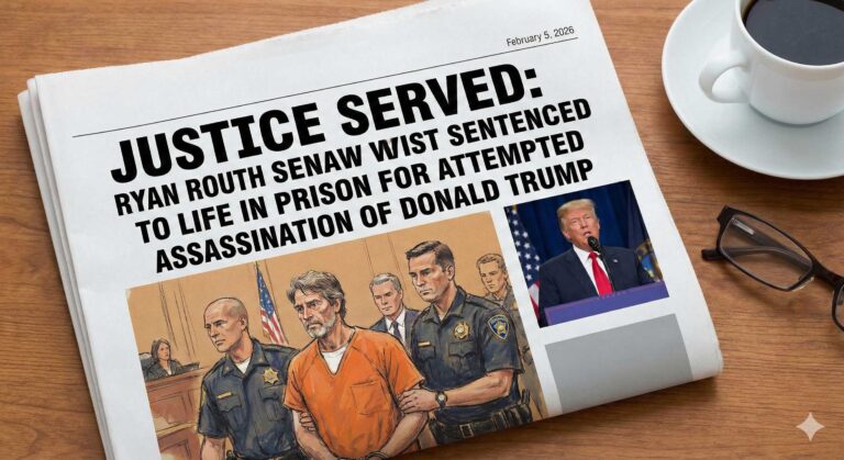 Justice Served: Ryan Routh Sentenced to Life in Prison for Attempted Assassination of Donald Trump