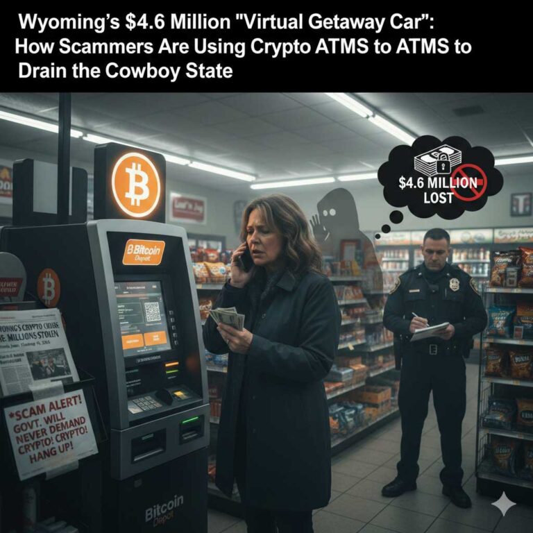 Wyoming’s $4.6 Million “Virtual Getaway Car”: How Scammers Are Using Crypto ATMs to Drain the Cowboy State