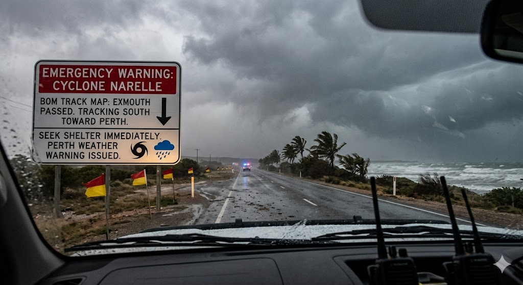 Exmouth Cyclone Narelle: BOM Cyclone Track Map Shows Tropical Cyclone Narelle Live Tracker Moving Toward Perth; Weather Warning Issued