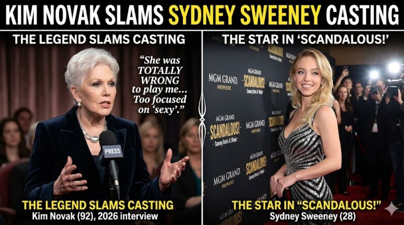 Hollywood Legend Kim Novak Slams Sydney Sweeney