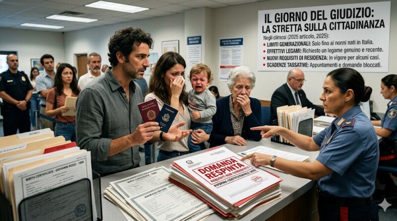 ITALIAN CITIZENSHIP CRACKDOWN
