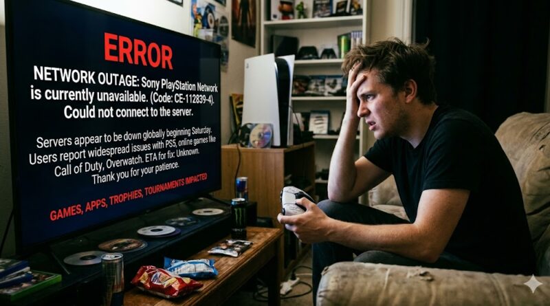 PlayStation 5 PS5 Servers Down Globally