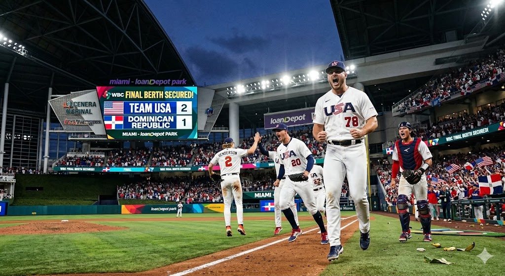 Team USA Outlasts Dominican Republic in High-Stakes Heavyweight Bout to Secure World Baseball Classic Final Berth