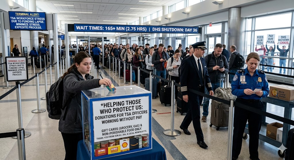 Feeding the Frontlines: Nonprofits and Unions Rally to Support TSA Officers as DHS Shutdown Enters Day 36