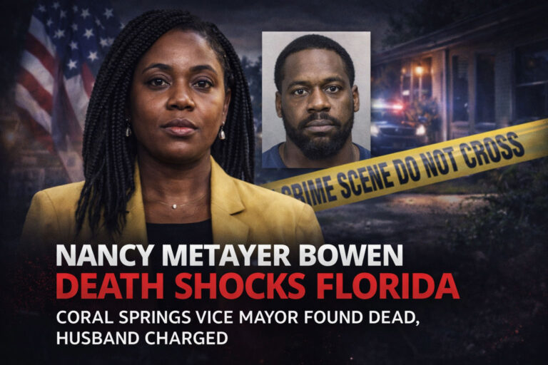 Nancy Metayer Bowen Death Shocks Florida: Coral Springs Vice Mayor Found Dead, Husband Charged
