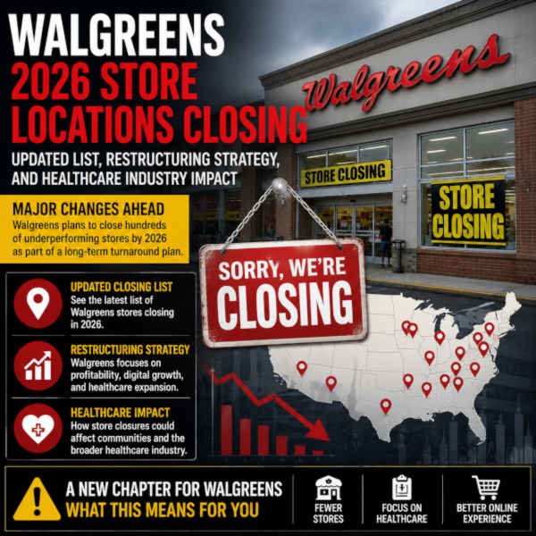 Walgreens 2026 Store Locations Closing