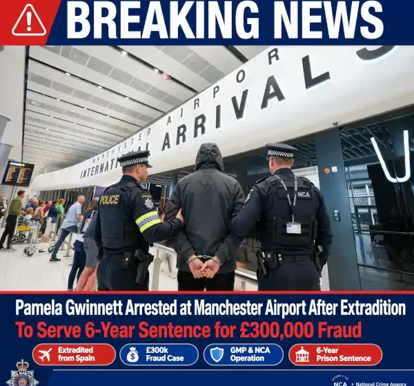 MANCHESTER AIRPORT WOMEN ARRESTED NAMED FOR MONEY