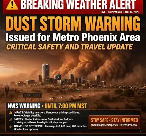 phoenix weather alert USA